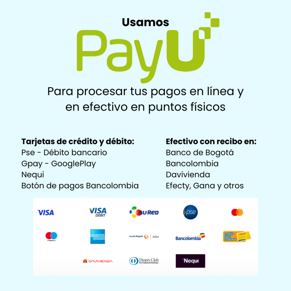 Pagos seguros con Payu en Vitricristales