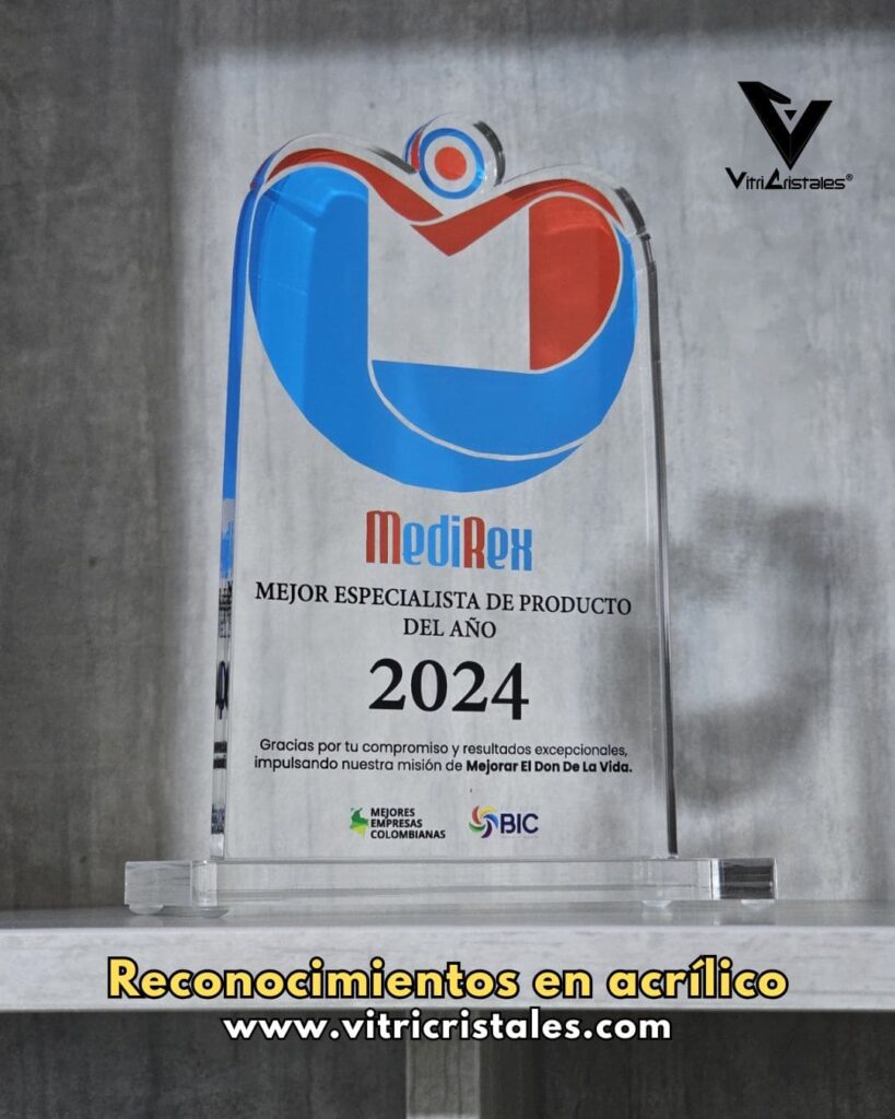 Placas de reconocimiento en acrilico empresas