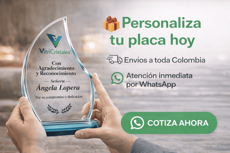 Cotiza tu placa de reconocimiento