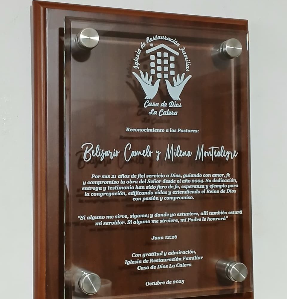 Placas de madera premiun miel